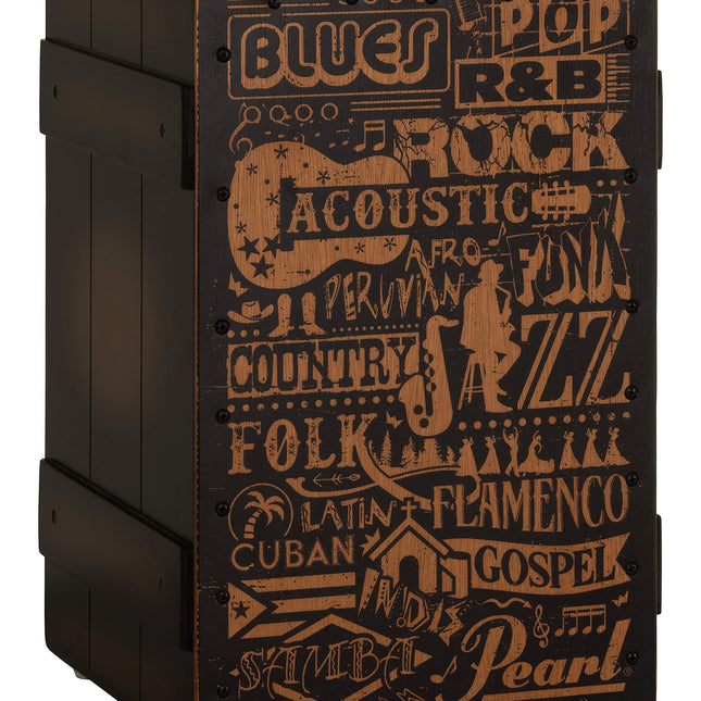 Pearl PBC124B Primero Crate Style Cajon with Bag - Music Genre (PBC-124B)