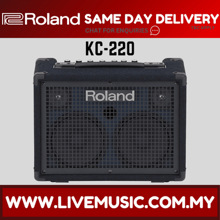 Roland KC-220 - 30 Watt 2x6.5", 3 Channel Keyboard Amplifier (KC220/KC)