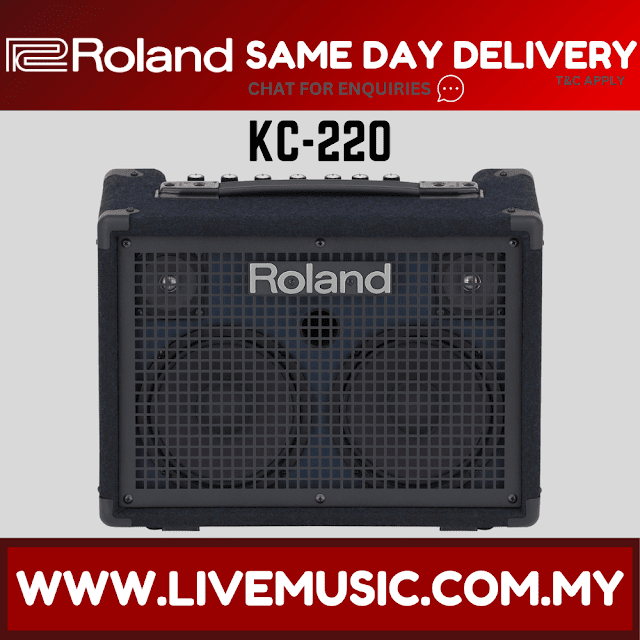 Roland KC-220 - 30 Watt 2x6.5", 3 Channel Keyboard Amplifier (KC220/KC)