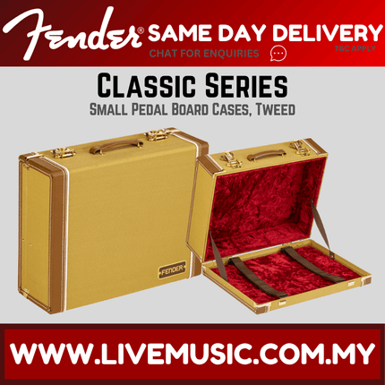 Fender Classic Series Tweed Pedalboard Case, Small