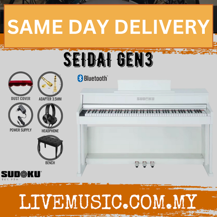 Sudoku Seidai Gen 3 Exam/Master Grade piano 88Keys Digital Piano Fully Heavy Weighted Hammer