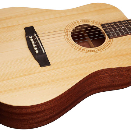 Cort Earth 50 Acoustic Guitar with Gig Bag - Open Pore (Earth50/Earth-50)