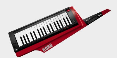 Korg RK-100S 2 37 Key Built In Analog Modelling Lighweight Synthesizer Keytar- Red ( RK100S2 / RK 100S2 )