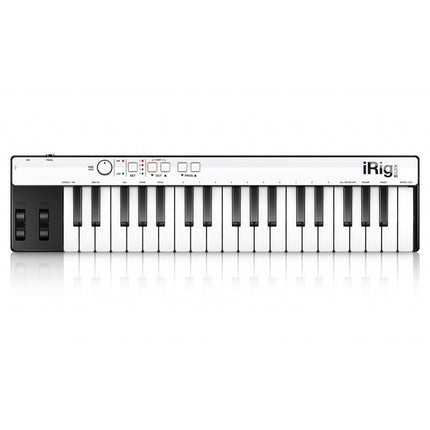 IK Multimedia iRig Keys Pro - The affordable 37 key USB MIDI controller for Mac/PC - White (Keys37/Keys-37)