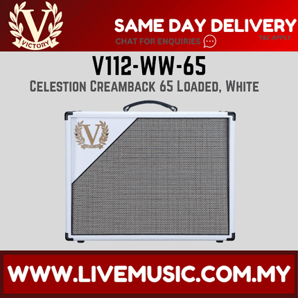 Victory V112-WW-65 1 x 12 Wide Body Closed Back Extension Speaker Cabinet
