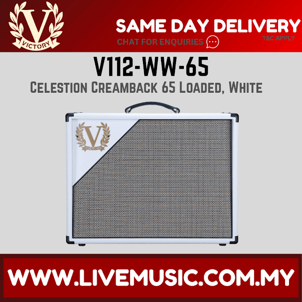 Victory V112-WW-65 1 x 12 Wide Body Closed Back Extension Speaker Cabinet