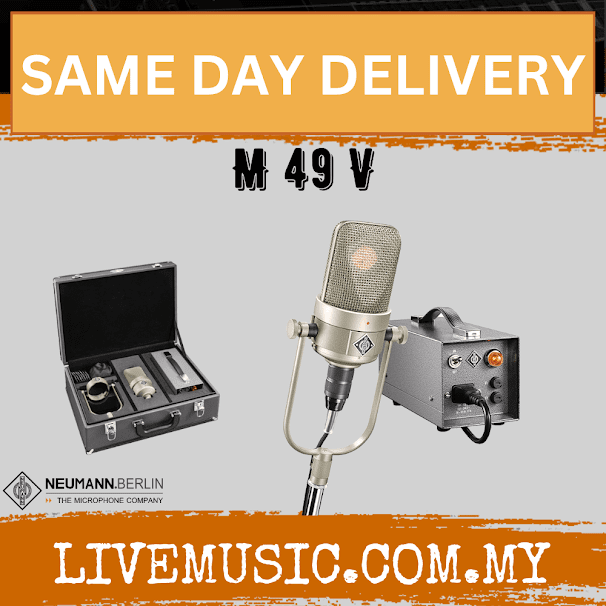 Neumann M 49 V Large-diaphragm Remote Switchable Studio Tube Microphone (M49V M-49 V)