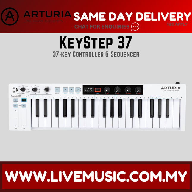 Arturia Keystep 37 Controller & Sequencer (Keystep37)