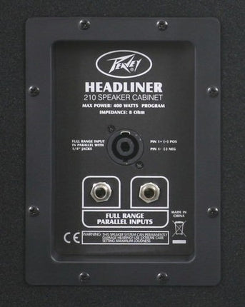 Peavey Headliner 210 - 400 watt 2x10 inch Bass Amp Cabinet (H210)