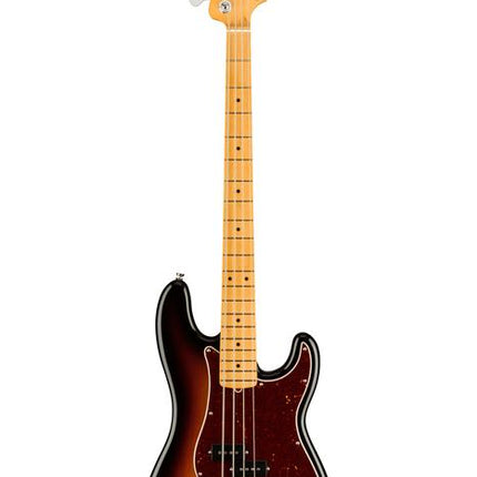 Fender American Professional II Precision Bass Electric Guitar, Maple Fretboard - 3-Tone Sunburst