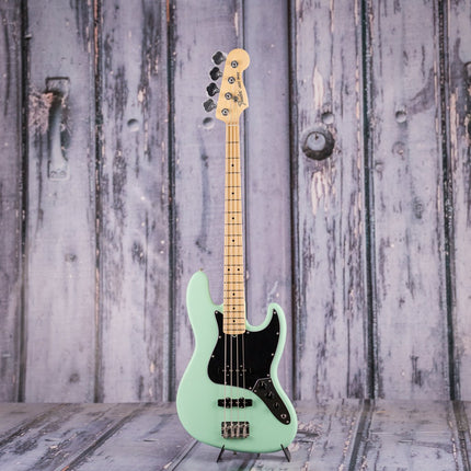 Fender American Performer Jazz Bass Guitar, Maple Fretboard with Bag - Satin Seafoam Green