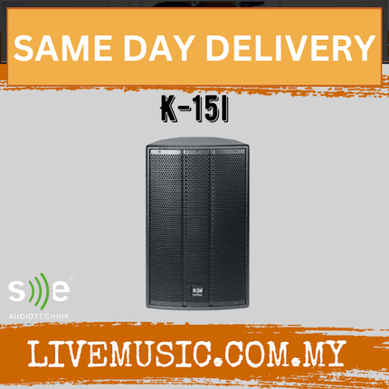 SE Audiotechnik K-15i 15" Two Way Passive Full Range Loudspeaker (K15i K 15i)