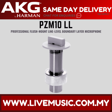 AKG PZM10 LL Hemispherical Flush-Mount Boundary Layer Microphone with Line-Level Output (PZM-10LL PZM 10LL)