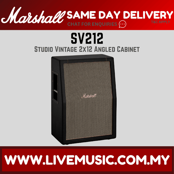 Marshall Studio Vintage 2x12 Extension Speaker Cabinet (SV212)