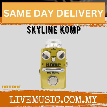 Hotone Skyline Series Komp Analog Compressor Guitar Effects Pedal