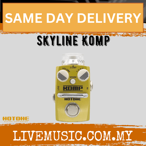 Hotone Skyline Series Komp Analog Compressor Guitar Effects Pedal