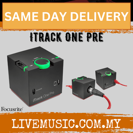 Focusrite iTrack One Microphone Preamp And Instrument Input For iPhone and iPad