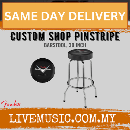 Fender Custom Shop Pinstripe Barstool, 30inch