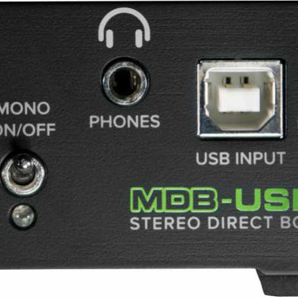 Mackie MDB-USB USB Stereo Direct Box DI Box (MDB USB/MDBUSB)