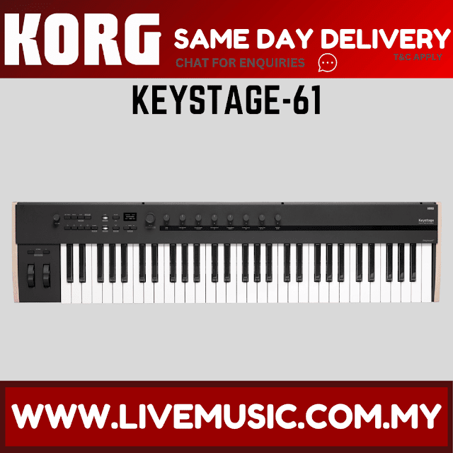 Korg Keystage 61 61-key MIDI Keyboard Controller ( Keystage-61 / Keystage61 )