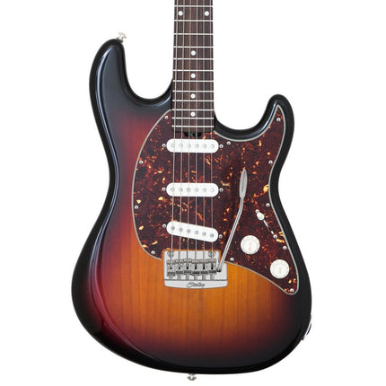 Sterling Cutlass CT50SSS Electric Guitar, Roasted Maple Fretboard - Vintage Sunburst (CT50-SSS/CT50SSS-VSBS)