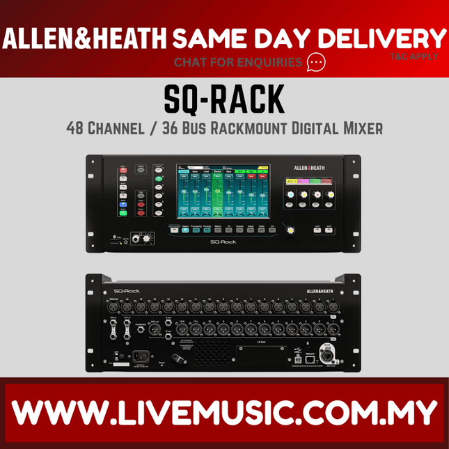 Allen & Heath SQ-RACK 48-Channel Rackmount Digital Mixer ( SQRACK  / SQ RACK )