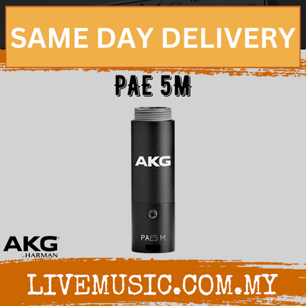 AKG PAE 5M Phantom Power Adapter with 5-pin XLR (PAE-5M PAE5M)