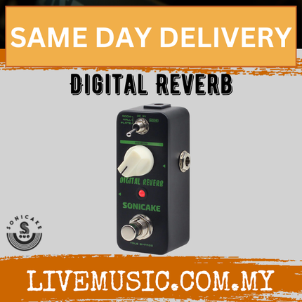 Sonicake QSS-06 Digital Reverb Room Hall Plate Guitar Pedal ( QSS06 QSS 06 )