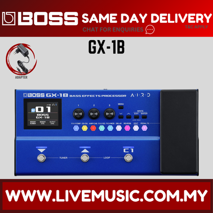 Boss GX-1B Bass Effects Processor Pedal ( GX1B GX 1B ) Replace GT1B GT-1B
