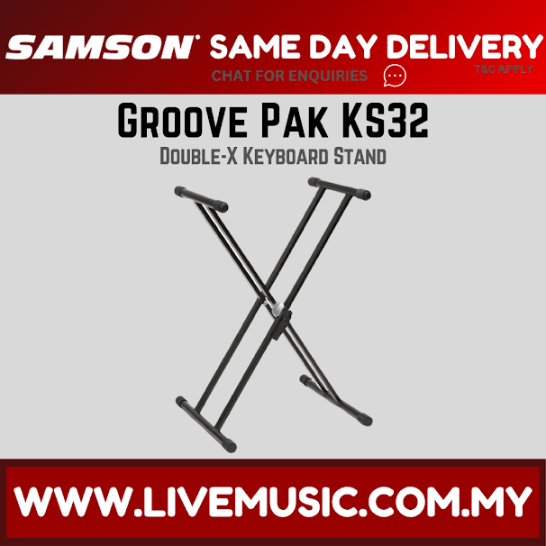 SAMSON GROOVE PAK KS32 KEYBOARD STAND ( KS 32 / KS-32 )