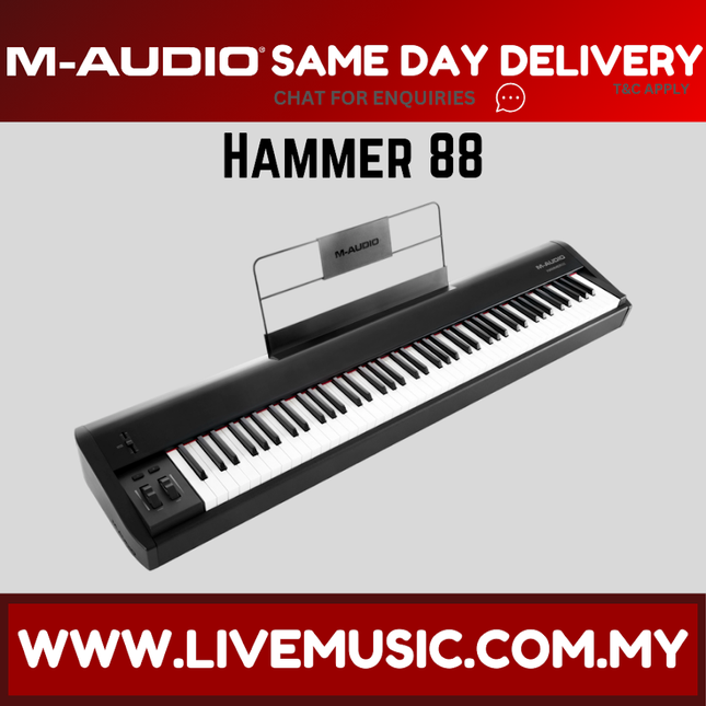 M-Audio Hammer 88 88-key MIDI Controller Keyboard