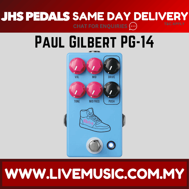 JHS Paul Gilbert PG-14 Signature Distortion Guitar effects Pedal (PG14)
