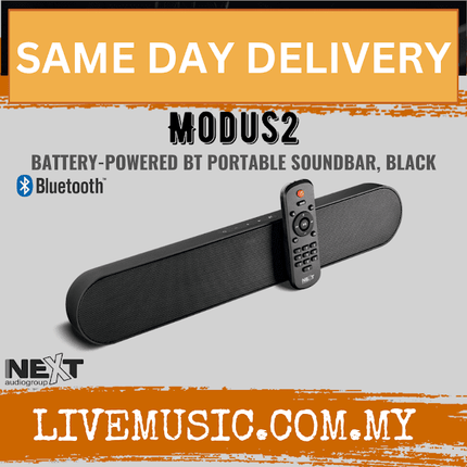 Next Audio MODUS 2 Wireless Portable Sound Bar 2x10w - Black ( MODUS2 / MODUS-2 )