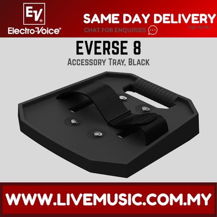 EV Electro-Voice EVERSE8 - TRAY Mounting tray for wireless microphone ( RE3 & R300 ) - Black