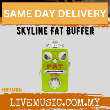 Hotone Skyline Series Fat Analog Buffer/Boost Guitar Effects Pedal