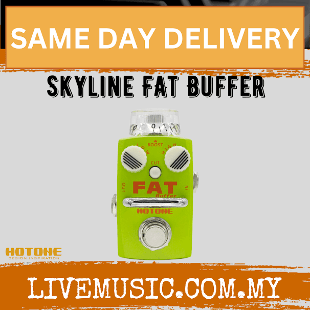 Hotone Skyline Series Fat Analog Buffer/Boost Guitar Effects Pedal