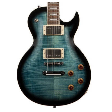 Cort CR250 Electric Guitar Jatoba Fretboard with Gig Bag - Dark Blue Burst (CR-250/CR 250)