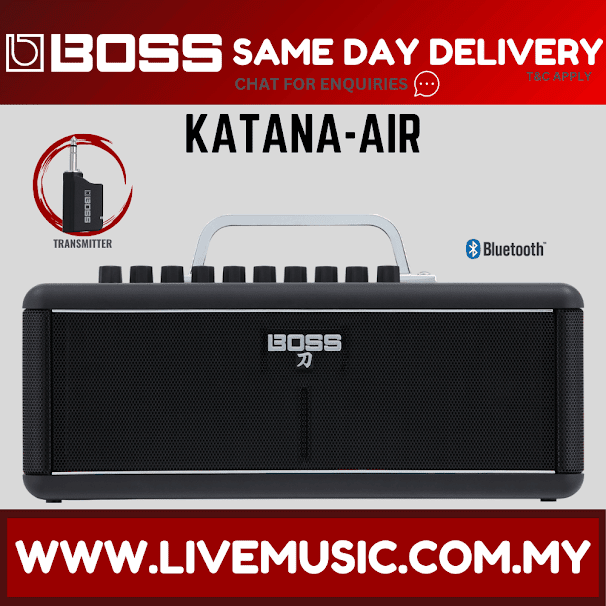 Boss Katana Air - 30 watt Wireless Guitar Amplifier 100/50/0.5 Power Cord included (KatanaAir/Katana-Air)