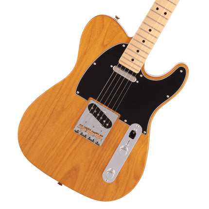 Fender Japan Hybrid II Telecaster Electric Guitar, Maple Fretboard with Gig Bag - Vintage Natural