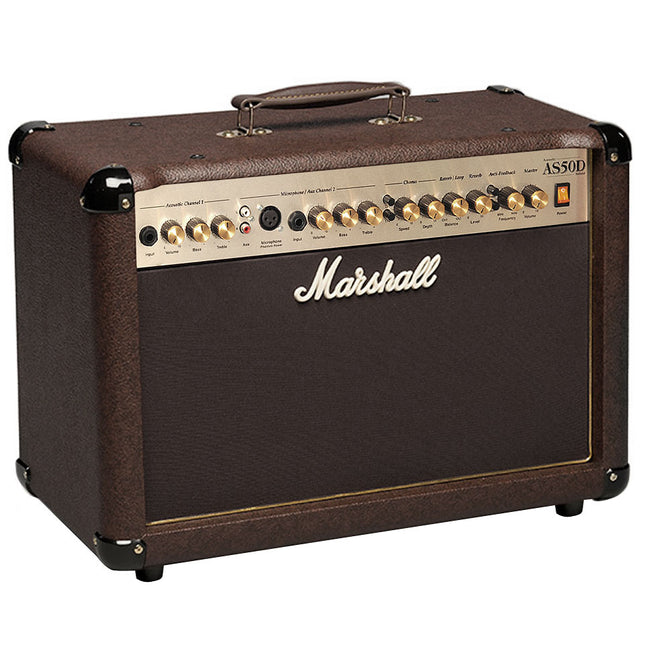Marshall AS50D 50-watts 2x8" Acoustic Guitar Combo Amplifier (AS50DC/AS50DG)