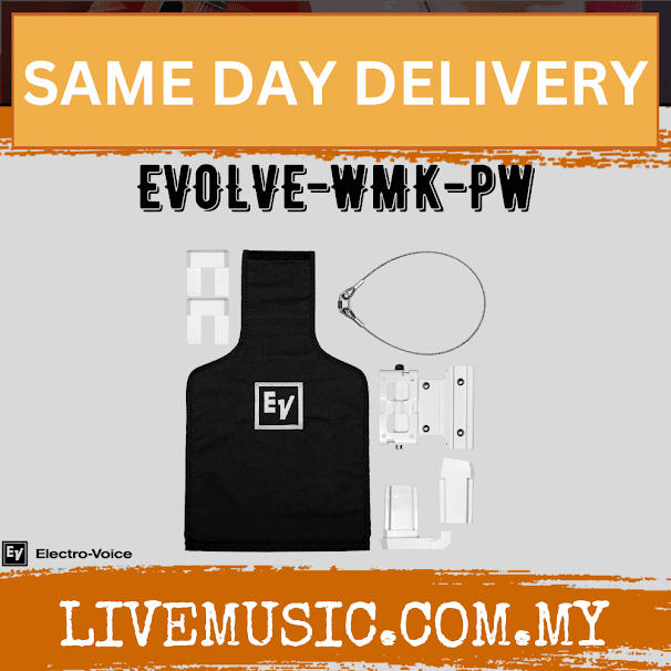 Electro-Voice EVOLVE-WMK-PW White Wall Mount Kit ( EVOLVE WMK PW /  EVOLVEWMKPW )