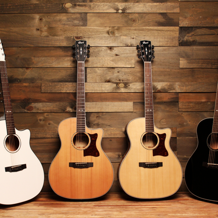 Cort GA5F-MD - Grand Regal Acoustic Guitar with Gig Bag, Natural Glossy (GA5F MD/GA5FMD)