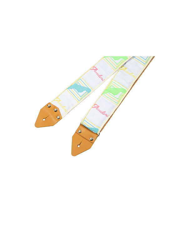 Fender Japan Hama Okamoto Signature Guitar Strap, White/Yellow/Pink/Blue/Grey ( Hama-Okamoto / HamaOkamoto )