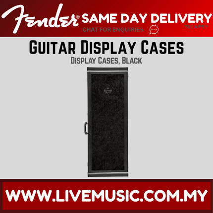 Fender Guitar Display Cases - Black