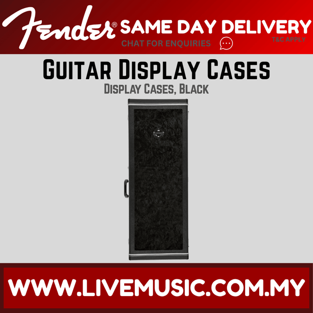 Fender Guitar Display Cases - Black
