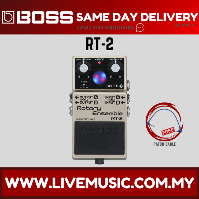 Boss RT-2 Rotary Ensemble Pedal ( RT 2 RT2 )