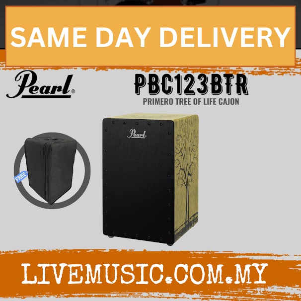Pearl PBC123BTR Primero Cajon with Bag - Tree of Life (PBC123B/PBC-123B/PBC123B-TR)