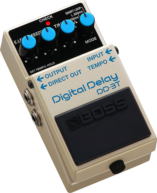 Boss DD-3T Digital Delay Effect Pedal For Electric Guitar with Tap Tempo (DD3T DD 3T)