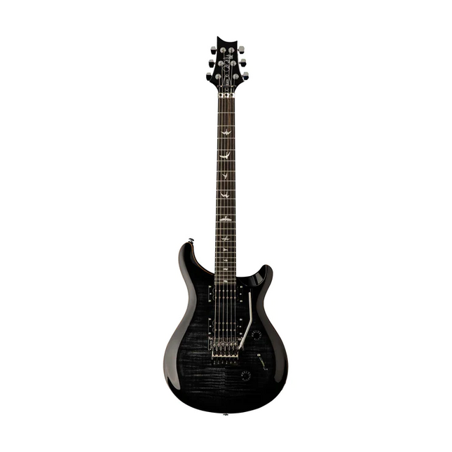 PRS SE Custom 24 Floyd Electric Guitar, Ebony Fretboard, Charcoal Burst