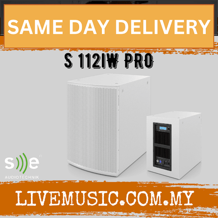 SE Audiotechnik S 112i Active Subwoofer With DSP - White (S-112iW S112iW)